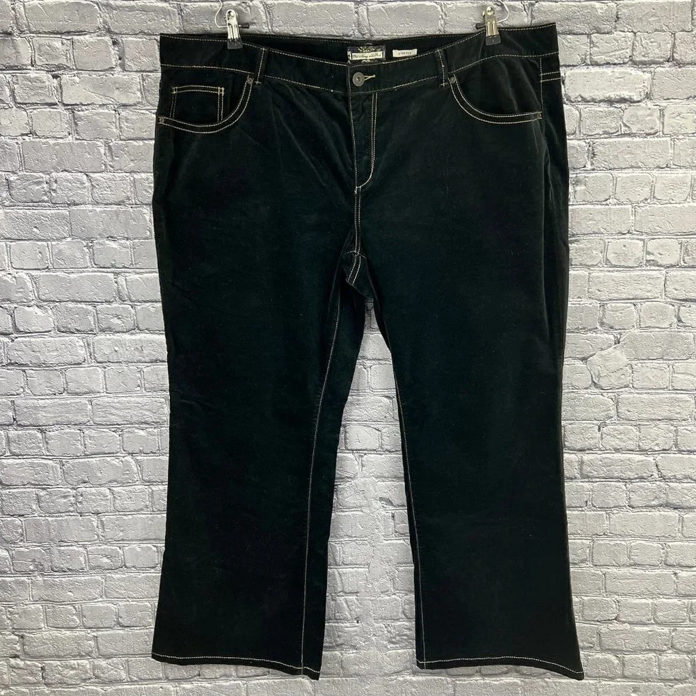Old‎ Navy Black Velvet Corduroy  Jeans Size 24